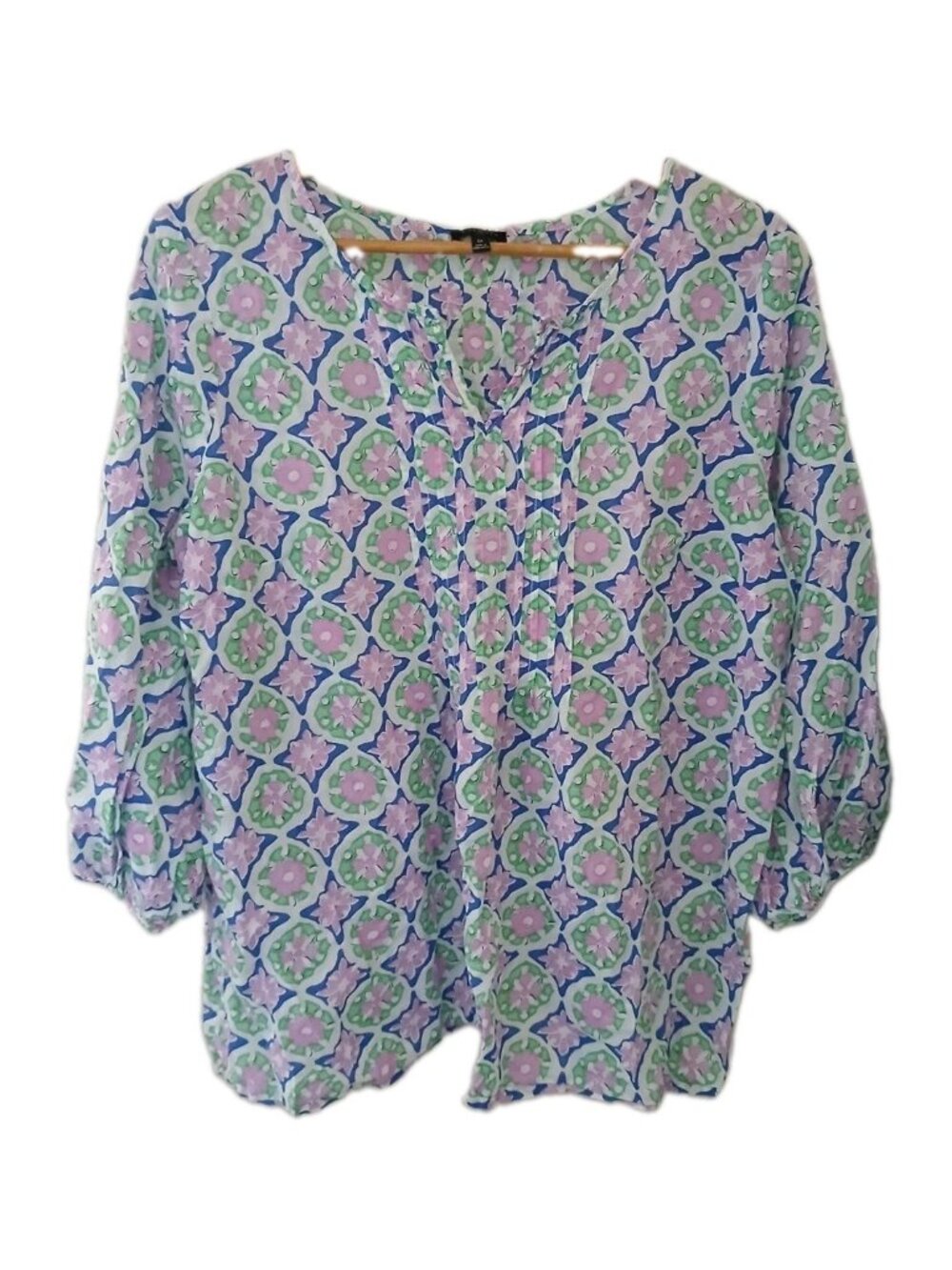 Talbots Plus Popover Blouse